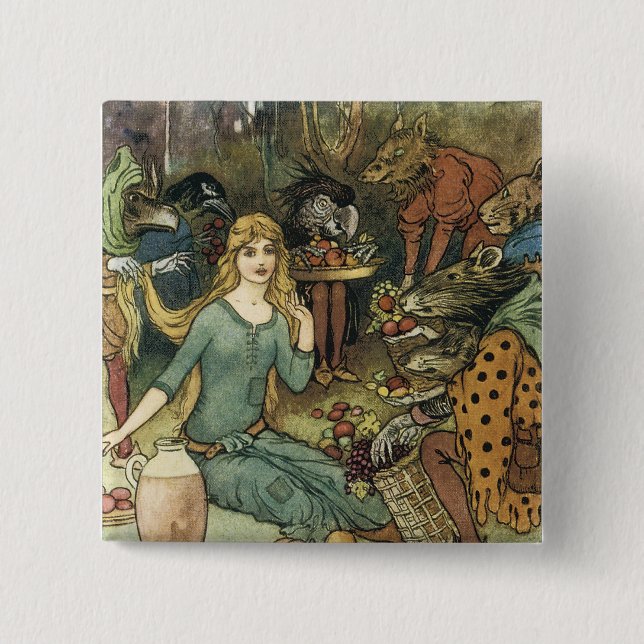 Kaufen Sie bei uns mit einer goldenen Kurve Button (Vorderseite)