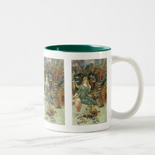 Kaufen Sie bei uns mit einer goldenen Kurve Zweifarbige Tasse