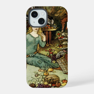 Kaufen Sie bei uns mit einer goldenen Locke iPhone 15 Hülle