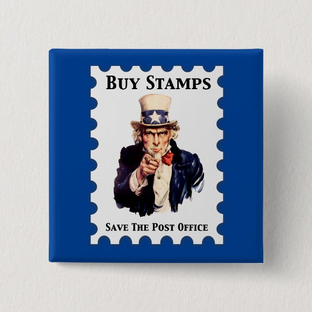 Kaufen Sie Briefmarke Rett der Post Button (Vorderseite)