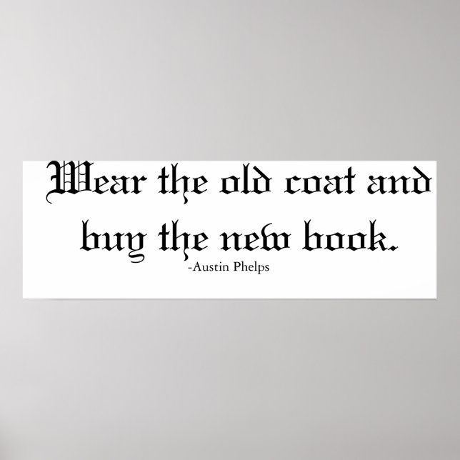 Kaufen Sie das neue Buch. Poster (Vorne)