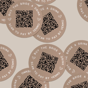 Kaufen Sie den Bride a Drink Junggeselinnen-Abschi Runder Aufkleber