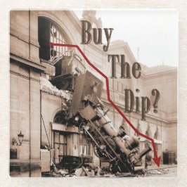 Kaufen Sie den Dip Stock Market Spaß Glasuntersetzer