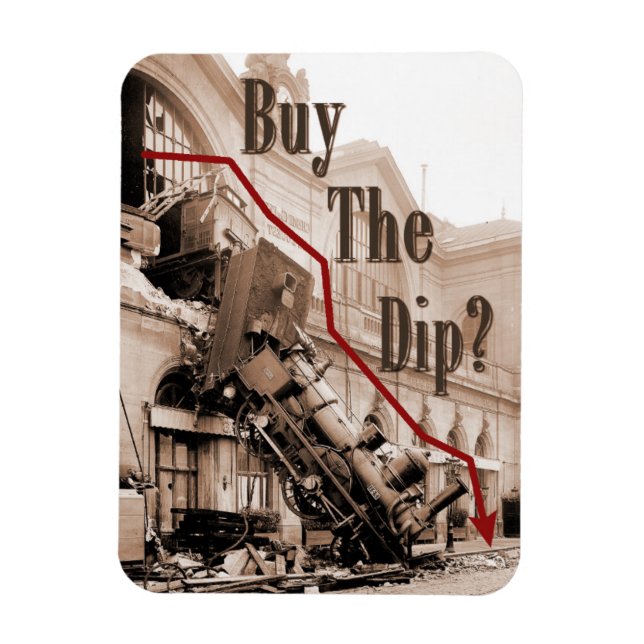 Kaufen Sie den Dip Stock Market Spaß Magnet (Vertikal)