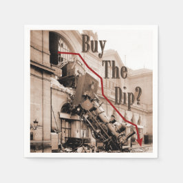 Kaufen Sie den Dip Stock Market Spaß Serviette