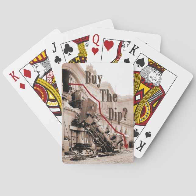 Kaufen Sie den Dip Stock Market Spaß Spielkarten (Rückseite)