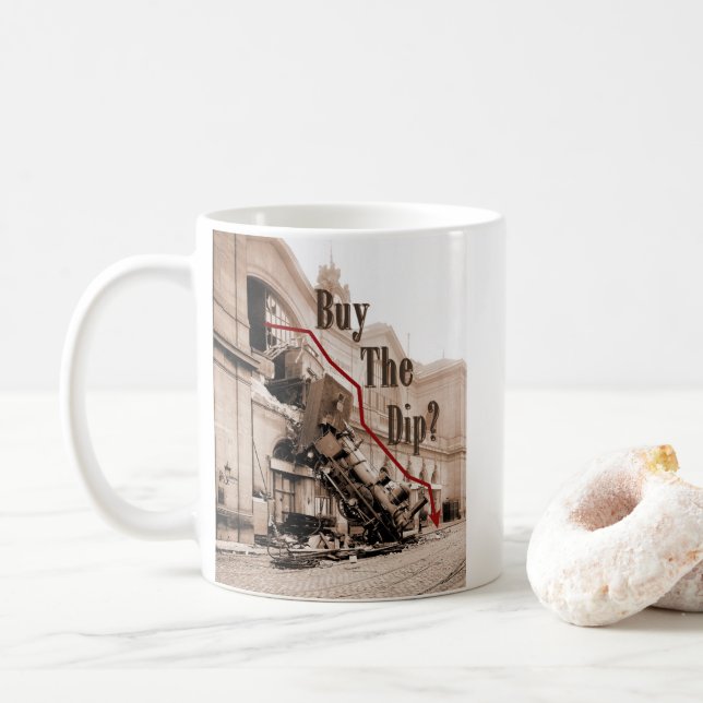 Kaufen Sie den Dip Stock Market Spaß Tasse (Mit Donut)