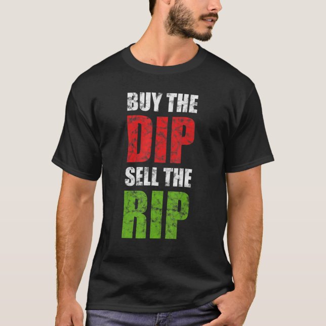 Kaufen Sie den Sprung verkaufen Sie den Rip Stock  T-Shirt (Vorderseite)