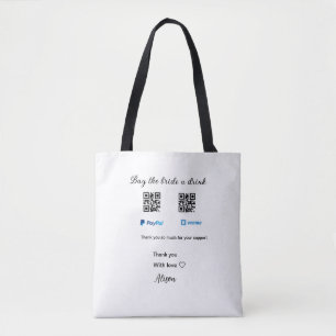Kaufen Sie die Braut ein Getränk Spende QR Venmo P
