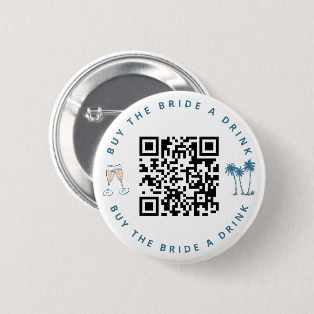 Kaufen Sie die Bride ein Drink Junggeselinnen-Absc Button (Vorne & Hinten)