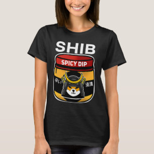 Kaufen Sie die Dip Crypto Samurai Shiba Inu-Münze T-Shirt