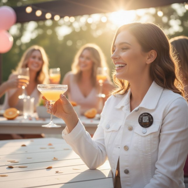 Kaufen Sie die Schaltfläche Bride a Drink QR Code Button (Von Creator hochgeladen)