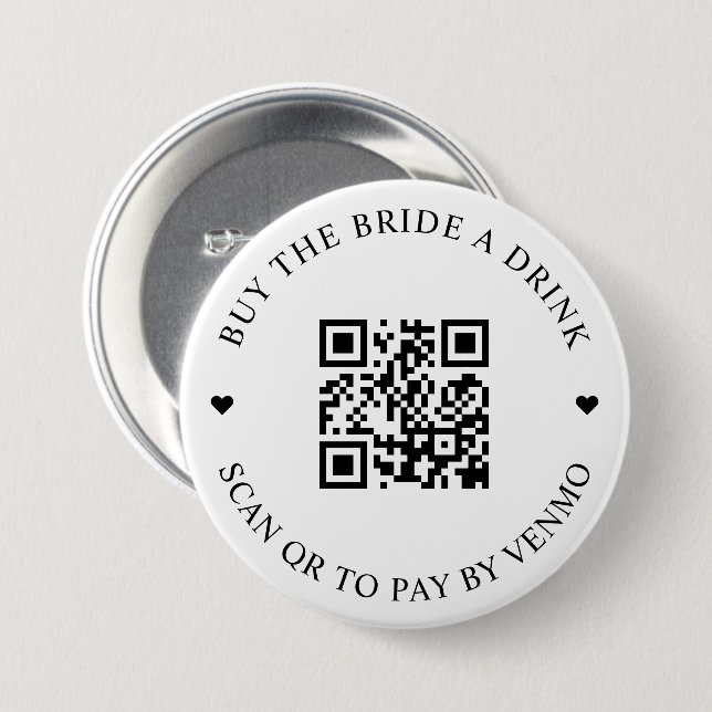 Kaufen Sie die Schaltfläche "Bridge a Drink QR Cod Button (Vorne & Hinten)