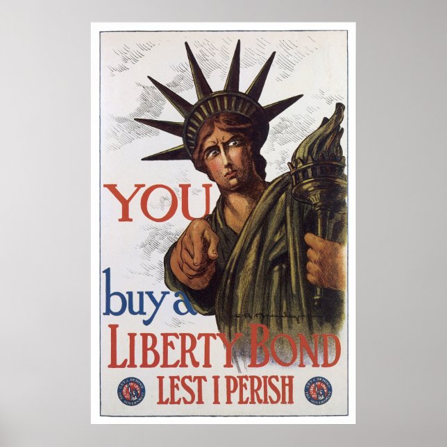 Kaufen Sie eine Liberty Bond Poster (Vorne)
