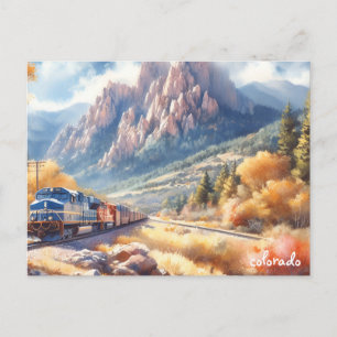 Kaufen Sie eine schöne Reise Vintage Colorado Spri Postkarte