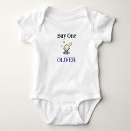 Kaufen Sie eins, erhalten Sie eine, kostenlose, Pe Baby Strampler