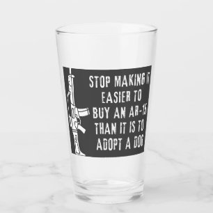 Kaufen Sie leichter eine Waffe als ein Hundbier Glas