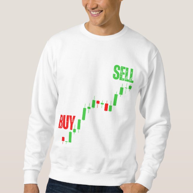Kaufen Sie Low Sell High Builted für die Bull Rule Sweatshirt (Vorderseite)
