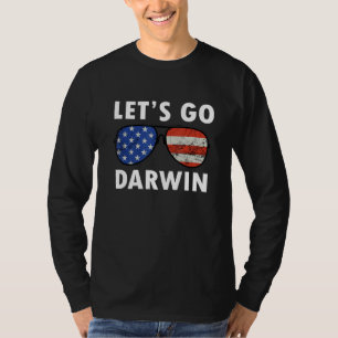Kaufen Sie lustige Sarcastic Let's Go Darwin Männe T-Shirt