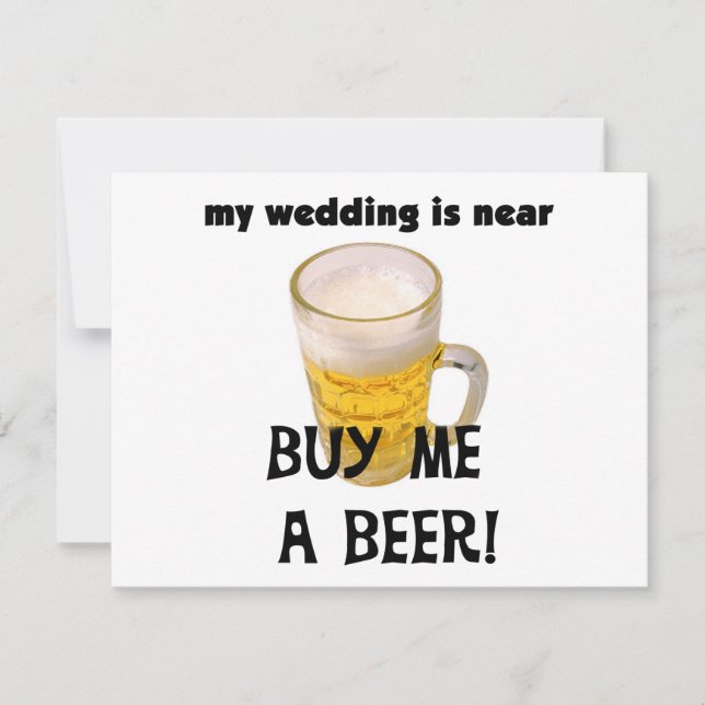 Kaufen Sie mir ein Bier Bachelor Party Tshirts und (Vorderseite)