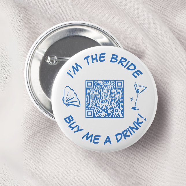 Kaufen Sie mir einen Junggeselinnen-Abschied QR-Co Button (Von Creator hochgeladen)