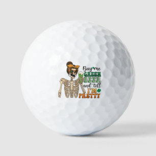 Kaufen Sie mir grünes Bier - Skelett St. Patrick Golfball