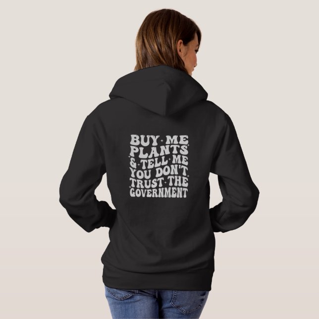 Kaufen Sie mir Pflanze und sagen Sie mir Hoodie Sw (Schwarz voll)
