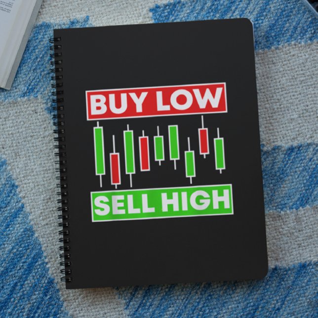 KAUFEN SIE NIEDRIGE VERKAUFE HOHER HANDELSKANDLE-S NOTIZBLOCK (buy low sell high trader notebook)