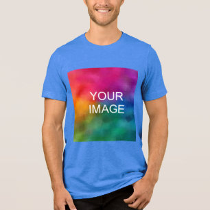 Kaufen Sie online Upload Ihr eigenes Foto Mens Roy Tri-Blend Shirt