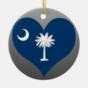 Kaufen Sie South- Carolinaflagge Keramikornament
