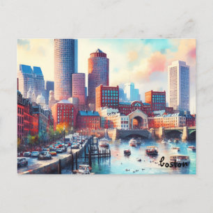 Kaufen Sie Street Travel Vintage Boston Postkarten