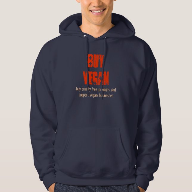 Kaufen Sie veganes Hoodie (Vorderseite)