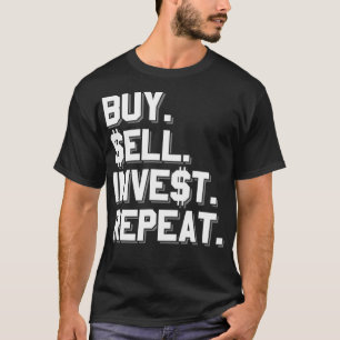 Kaufen Verkauf Investition Wiederholung T-Shirt