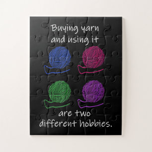 Kaufen von Garnen Verschiedene Hobbies Knetkröte Puzzle