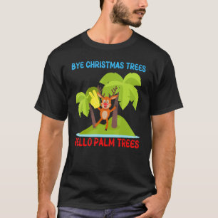 Kaufen Weihnachtsbaum Hello Palm Trees Santa Reind T-Shirt