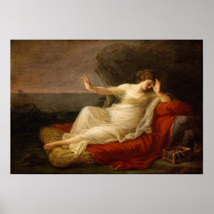 Kauffman - Ariadne von Theseus verlassen Poster