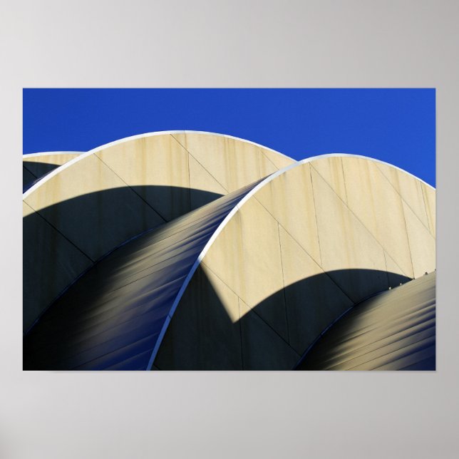 Kauffman Center Curves and Shadows Poster (Vorne)