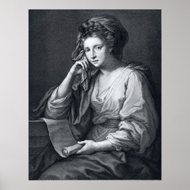 Kauffman - Skizze einer Frau Poster (Vorne)