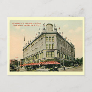Kaufhaus, Asbury Park, New Jersey Vintage Postkarte