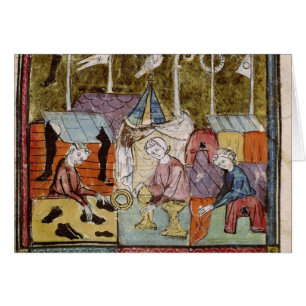 Kaufleute beim Lendit angemessenes nahes St Denis