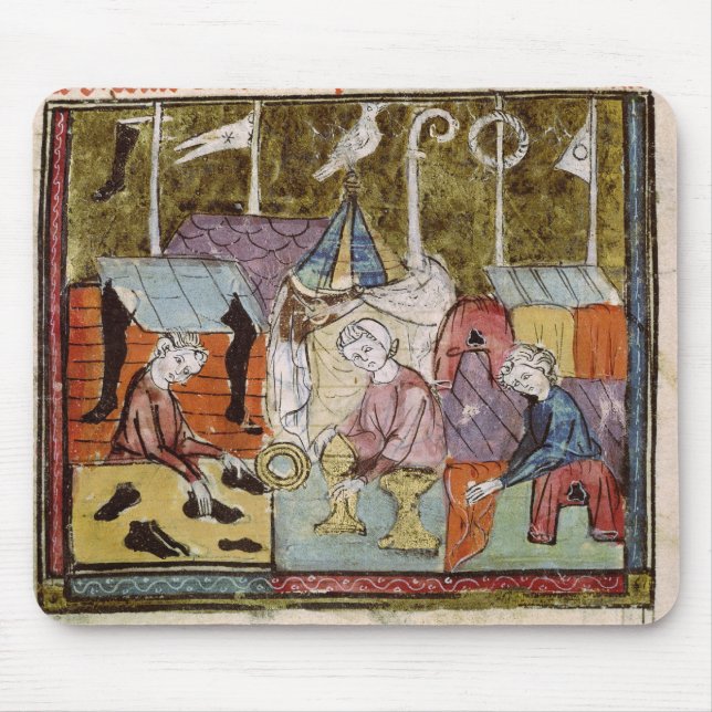 Kaufleute beim Lendit angemessenes nahes St Denis Mousepad (Vorne)