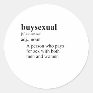 KAUFSEXUELL RUNDER AUFKLEBER