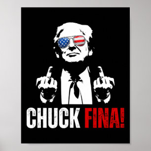 Kauft amerikanisch Chuck Fina China Handelsbefreiu Poster