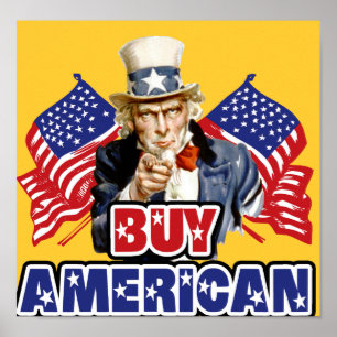 Kauft amerikanisch ( Hergestellt in China ) - Lust Poster