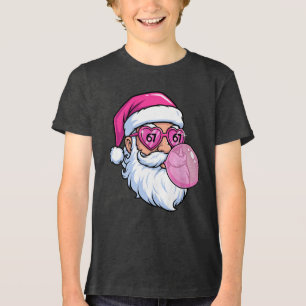 Kaugummi 6 7 Santa Weihnachten Tri-Blend Shirt