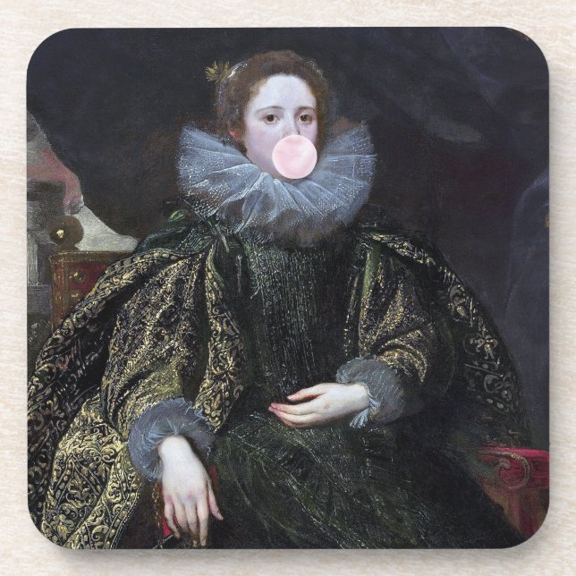 Kaugummi Diva Marchesa Getränkeuntersetzer (Vorderseite)