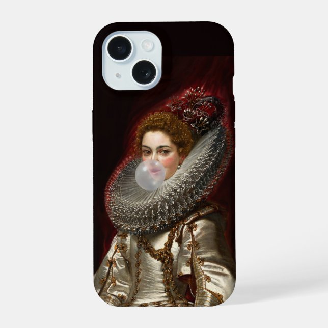Kaugummi Diva Marchesa iPhone 15 Hülle (Rückseite)