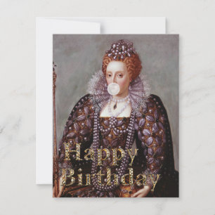 Kaugummi Happy birthday Königin Elisabeth I.