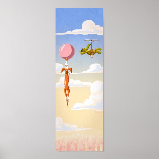 Kaugummi-Krise und die Schildkröte Poster (Vorne)