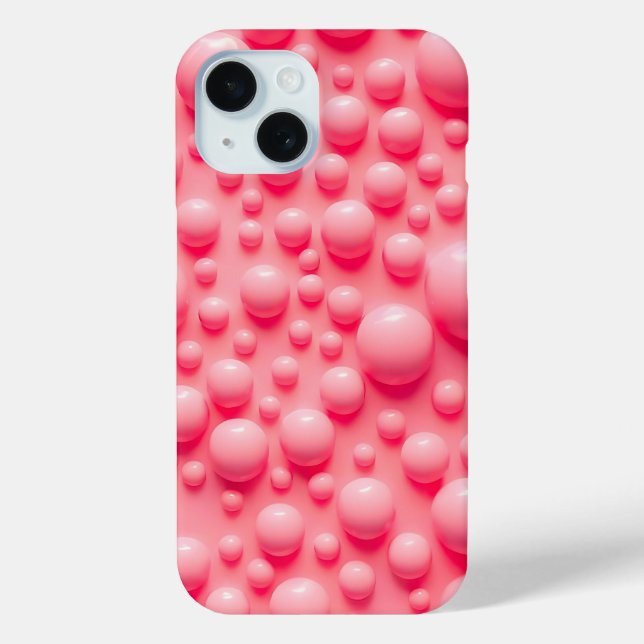 Kaugummi-Rosa 3D-Blasen iPhone-Hülle Design Case-Mate iPhone Hülle (Rückseite)